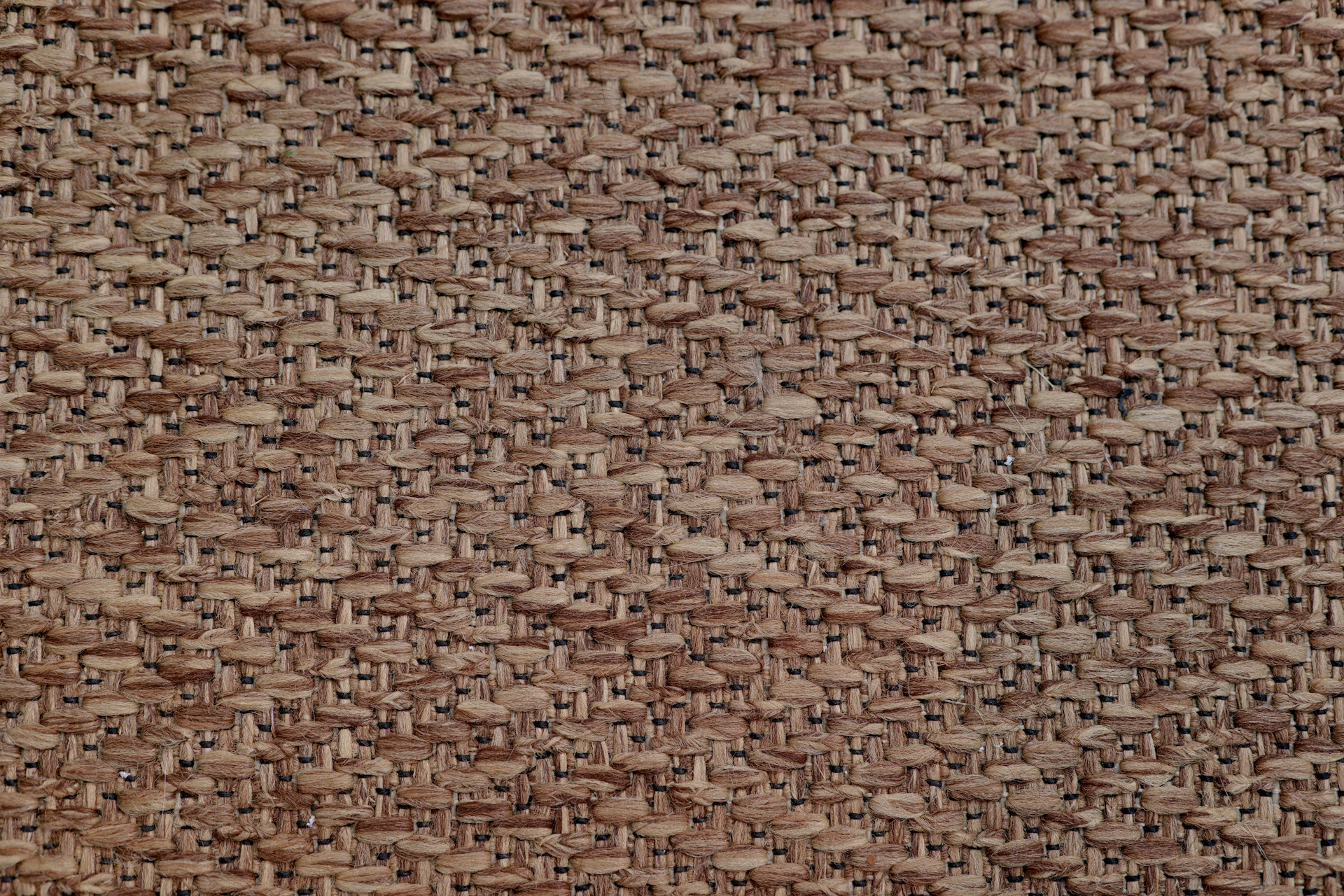 Close-up of woven upholstery fabric texture